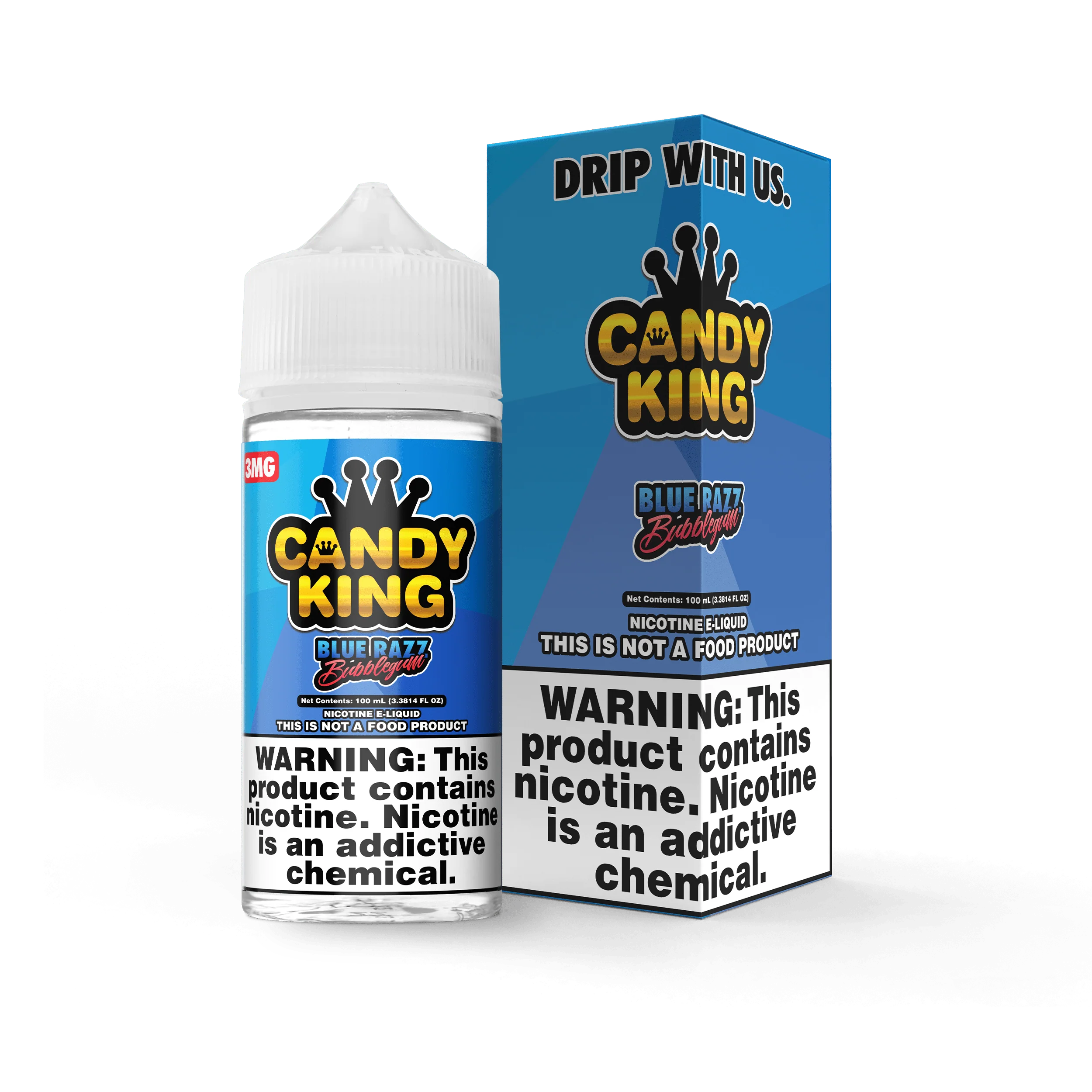 Blue Razz Bubblegum - Candy King - 100mL