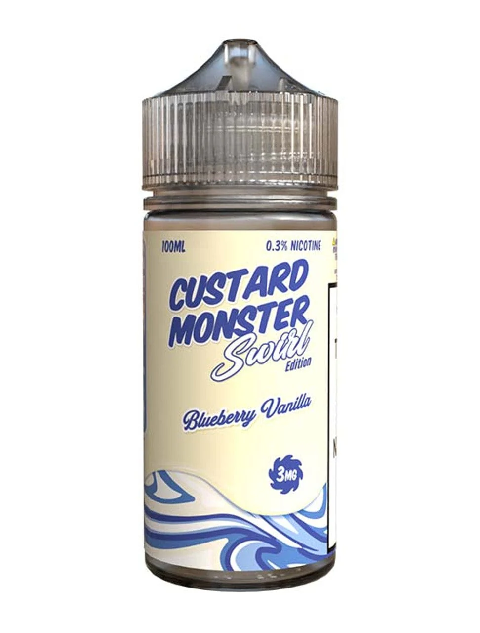 Blueberry Vanilla - Custard Monster SWIRL EDITION - 100mL - Image 2