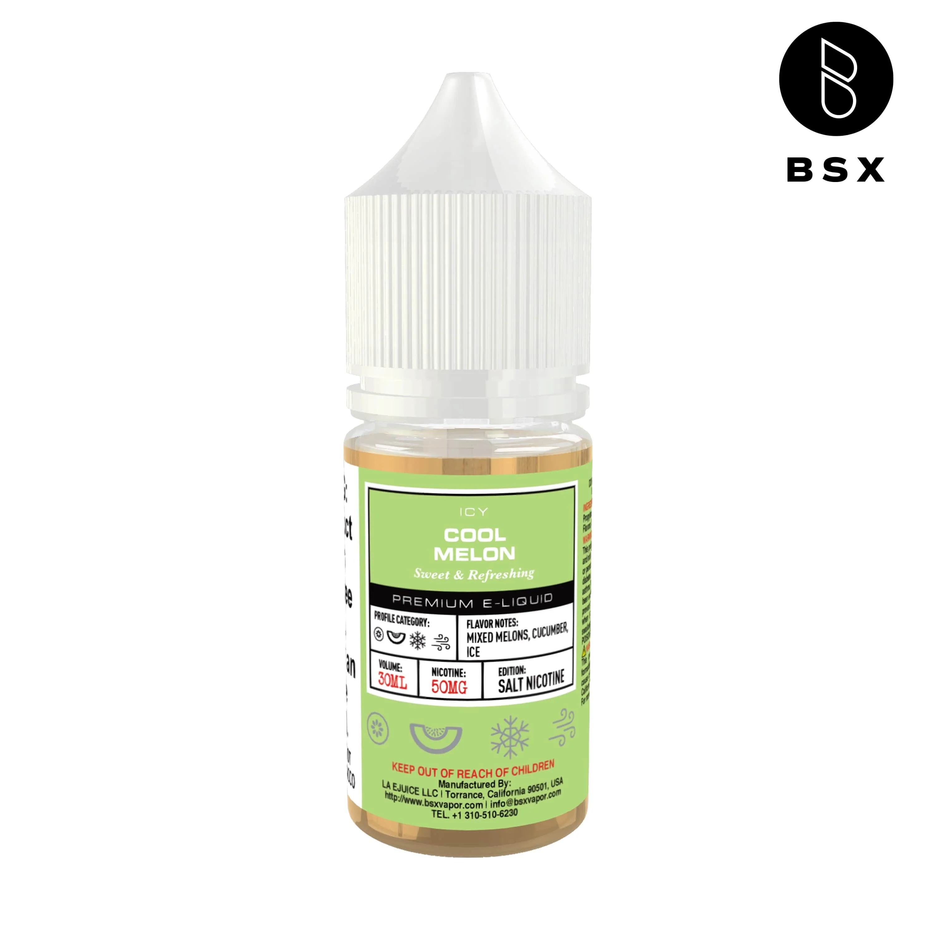 Cool Melon SALT - BSX Salts - 30mL - Image 2
