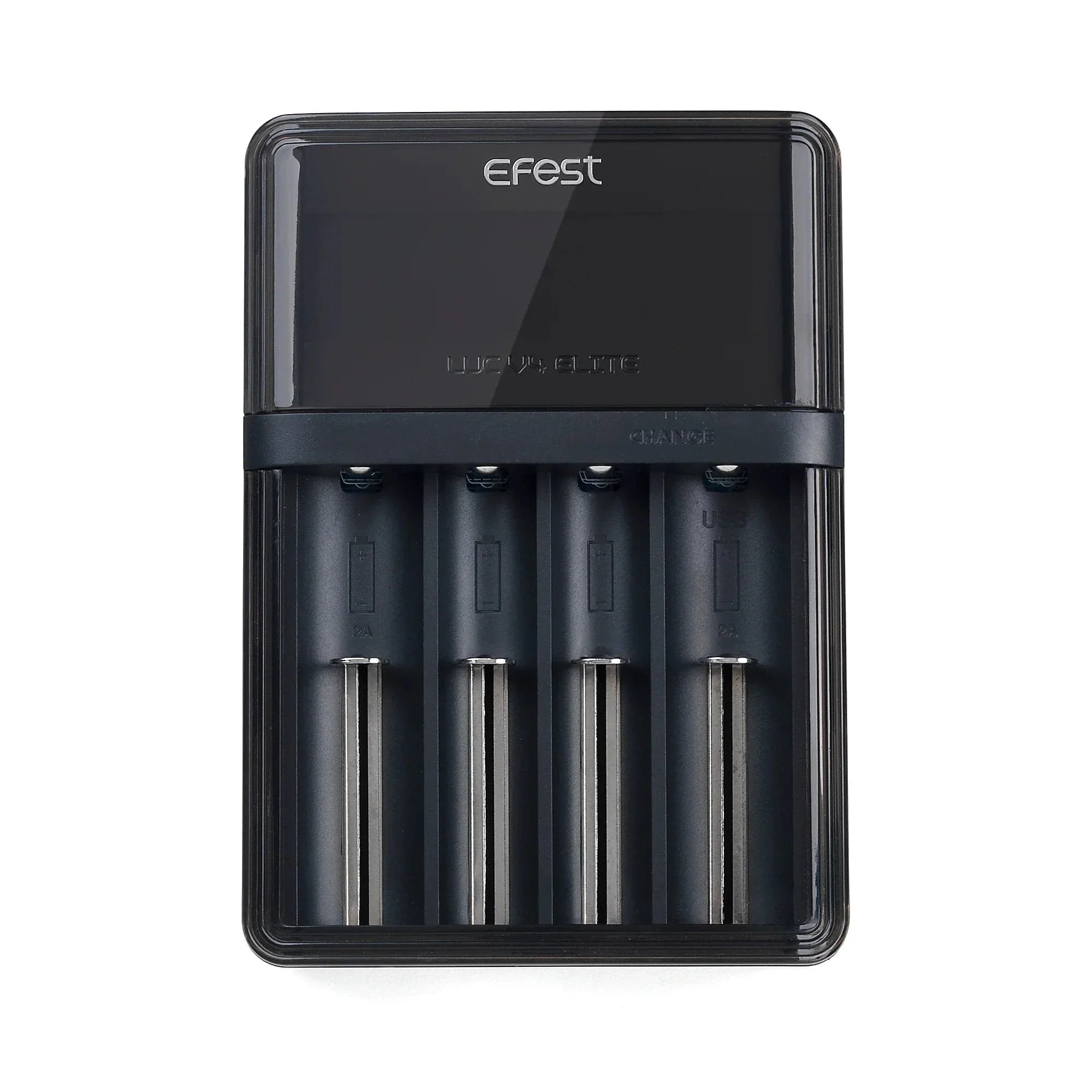 Efest LUC V4 Elite - 4-Bay HD LCD 18650 Battery Charger - Image 8