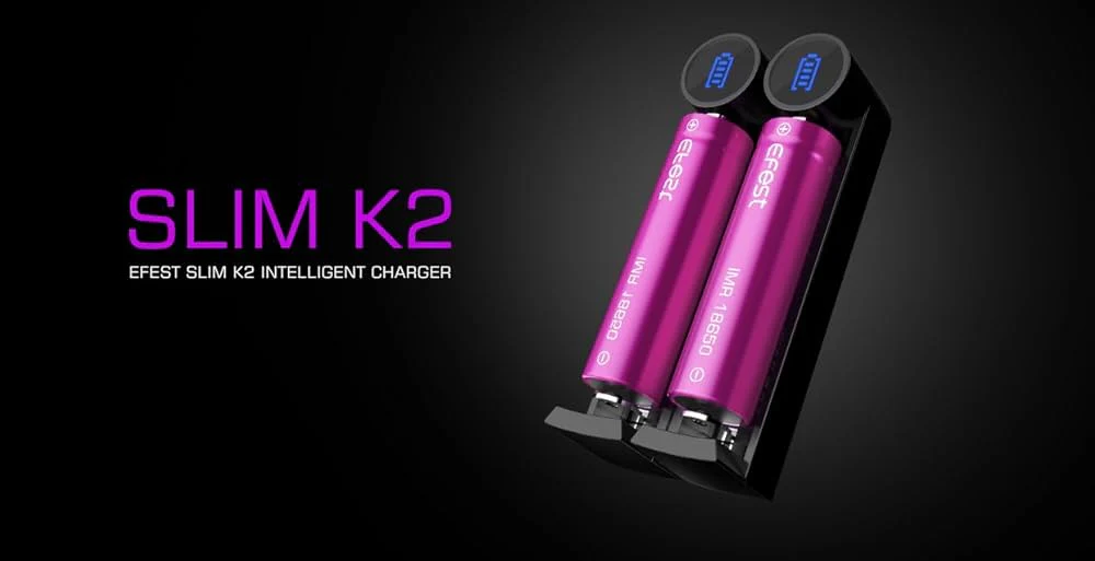 Efest Slim K2 - Two-Slot Battery Charger - Image 4