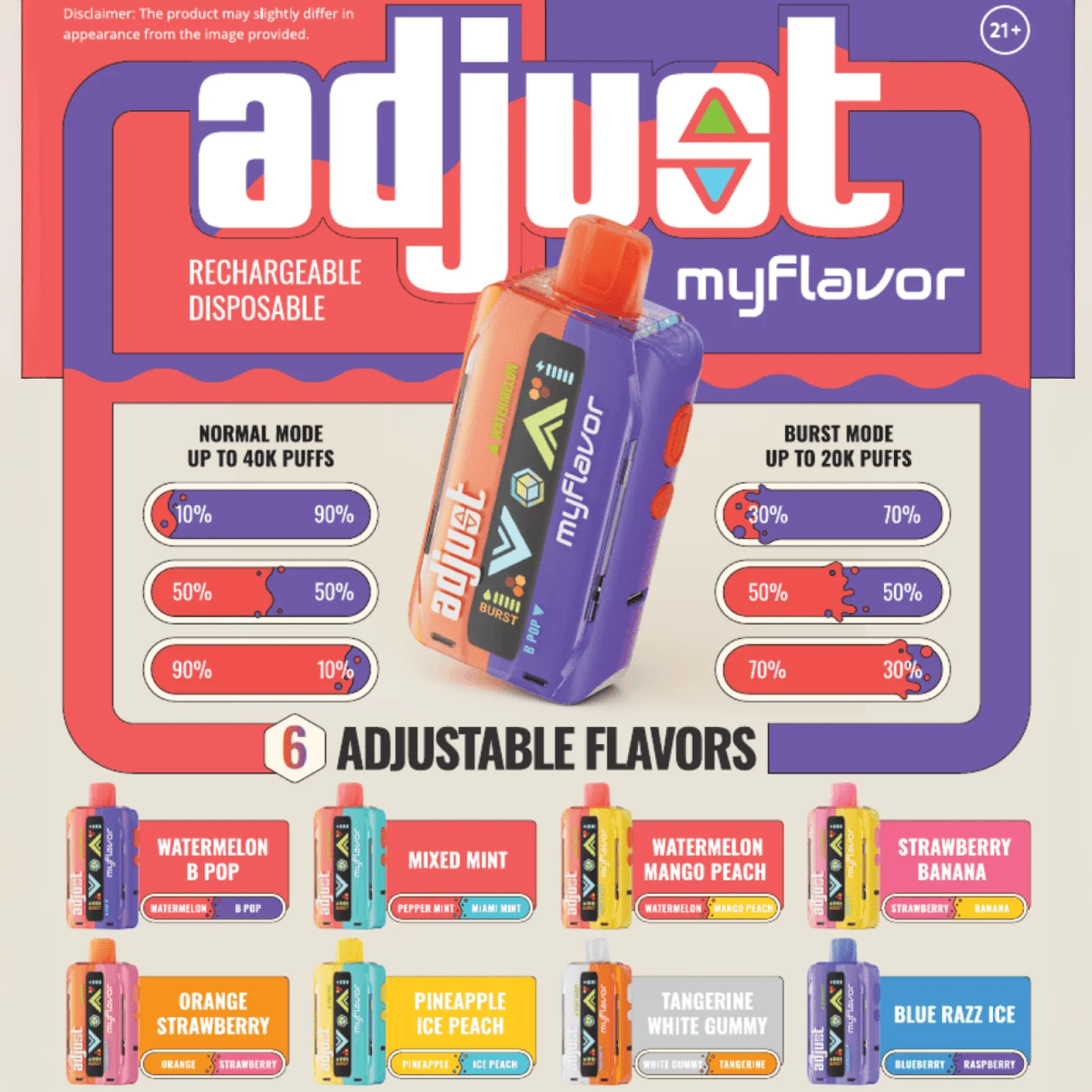 Adjust MyFlavor 40K Disposable - Image 11