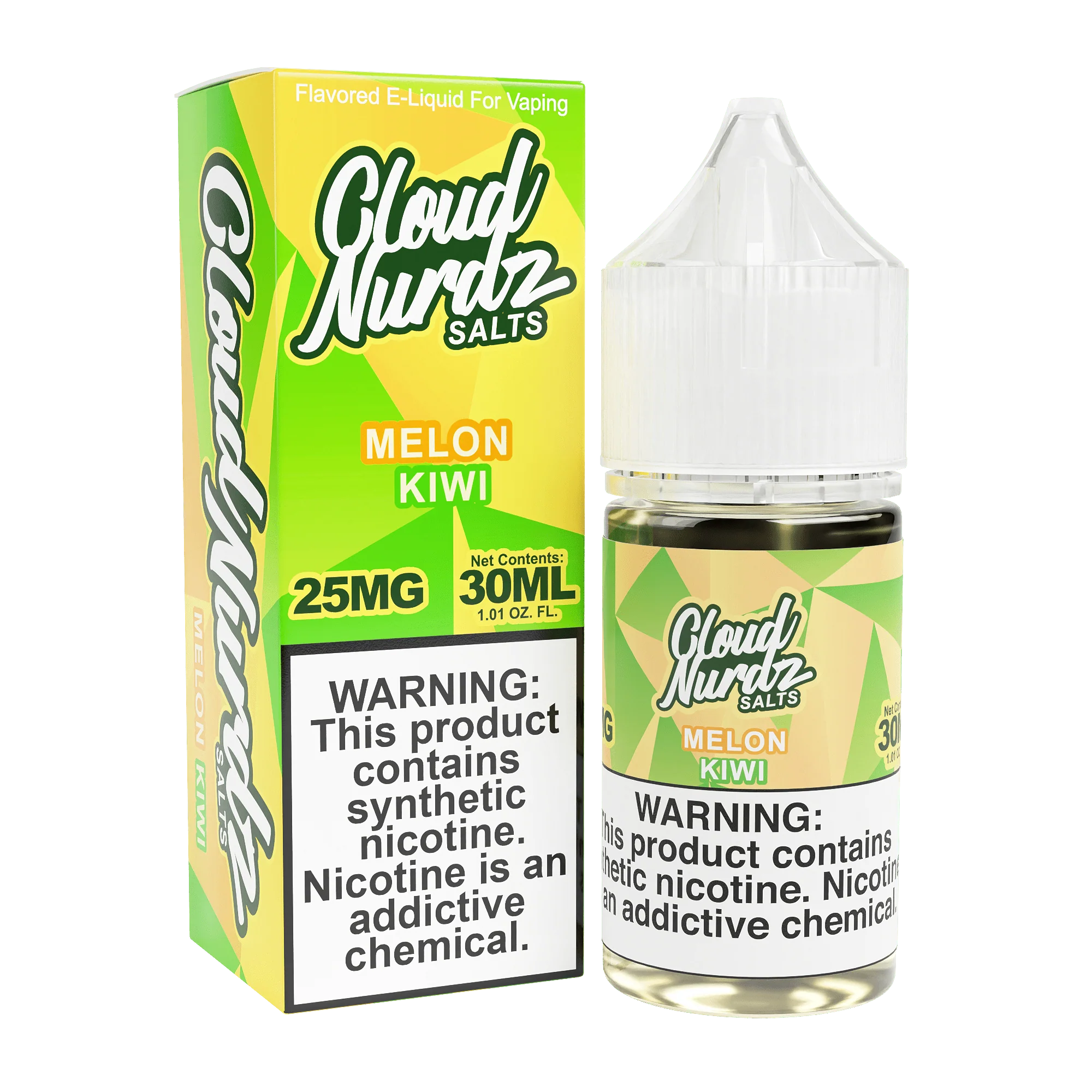 Melon Kiwi SALT - Cloud Nurdz - 30mL