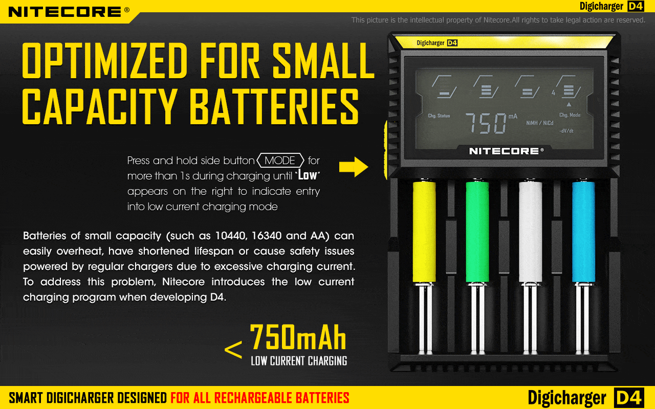 NITECORE D4 Battery Charger (4-Bay) - Image 4
