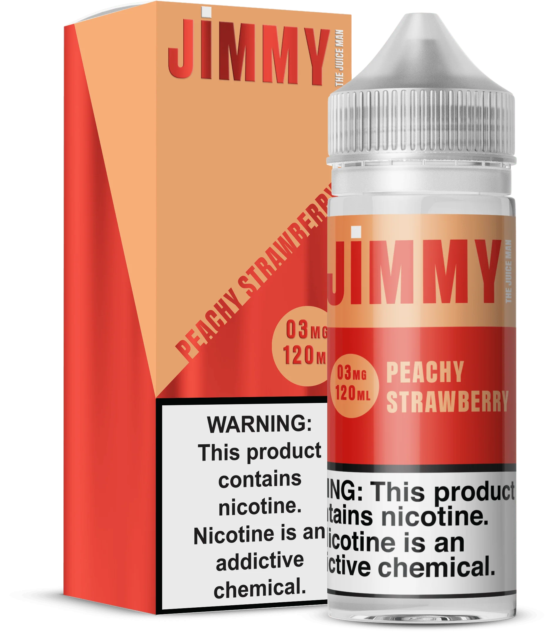 Peachy Strawberry - Jimmy The Juice Man - 120mL