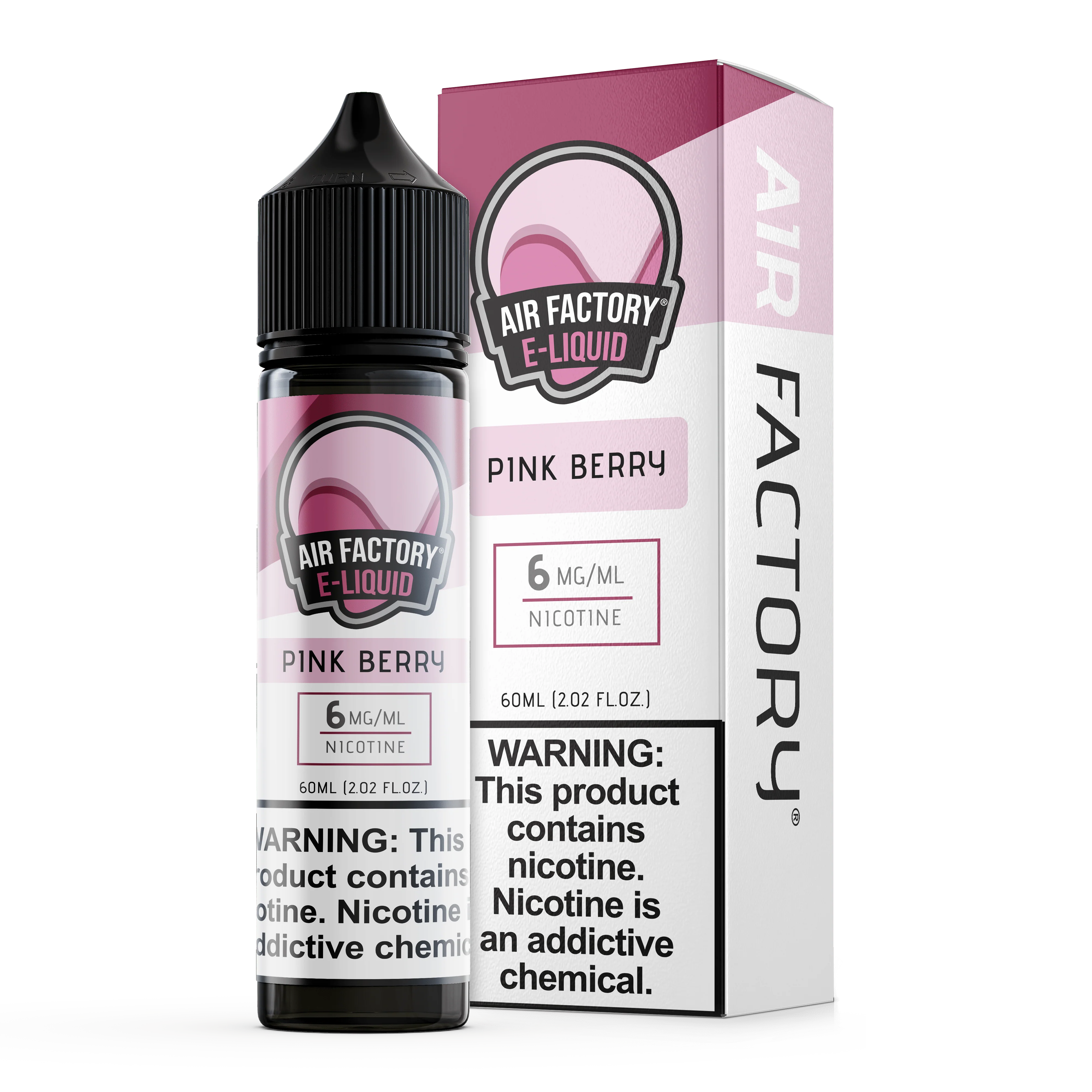 Pink Berry/Mystery - Air Factory E-Liquids - 60mL - Image 3