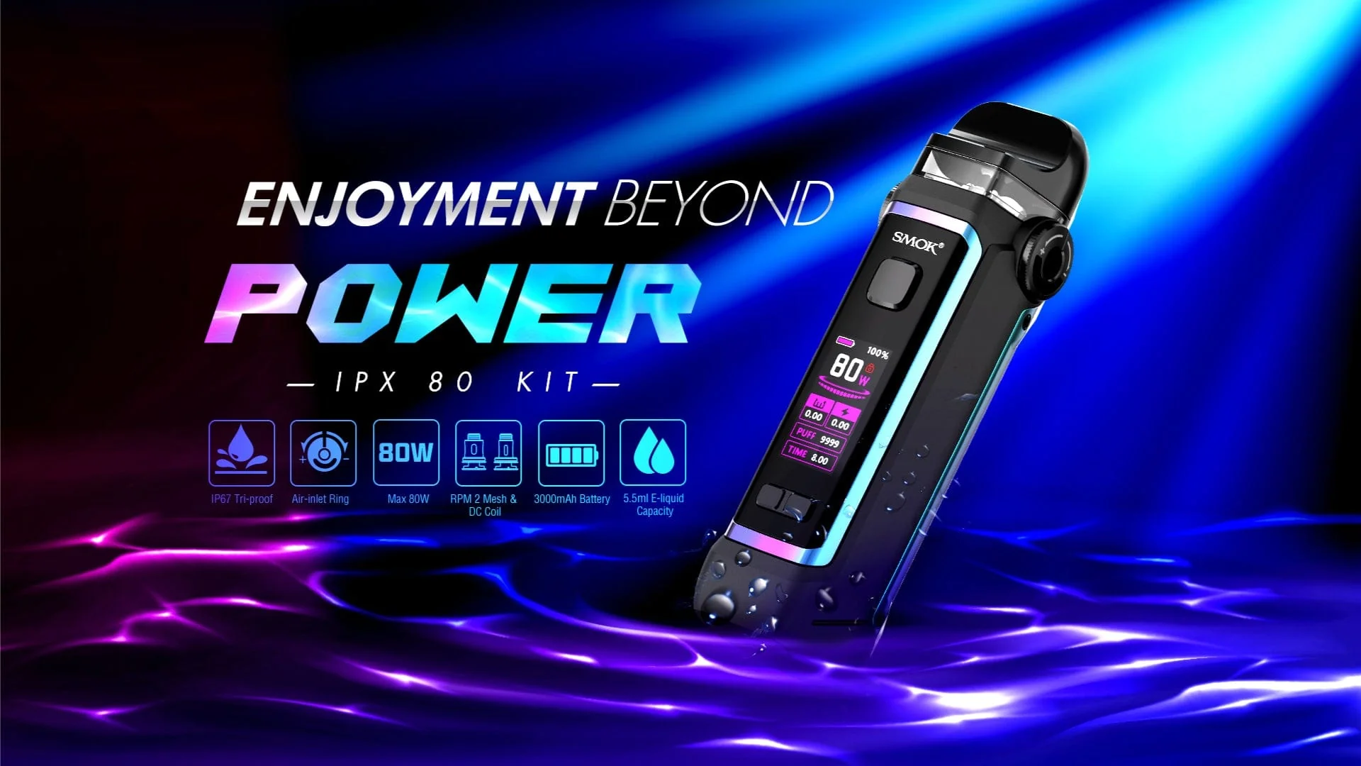 SMOK IPX 80 80W Pod Mod Kit - Image 18