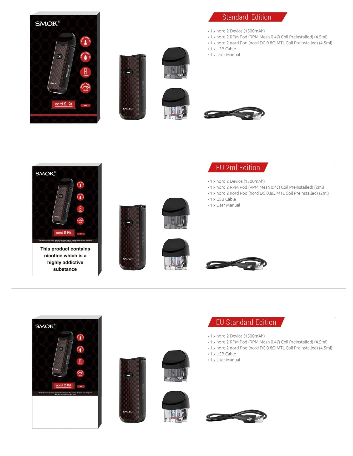 SMOK NORD 2 40W Pod System - Image 19