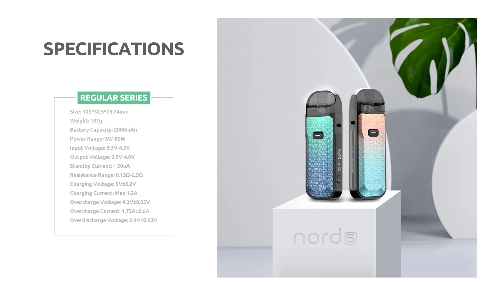 SMOK Nord 5 80W Pod System - Image 14