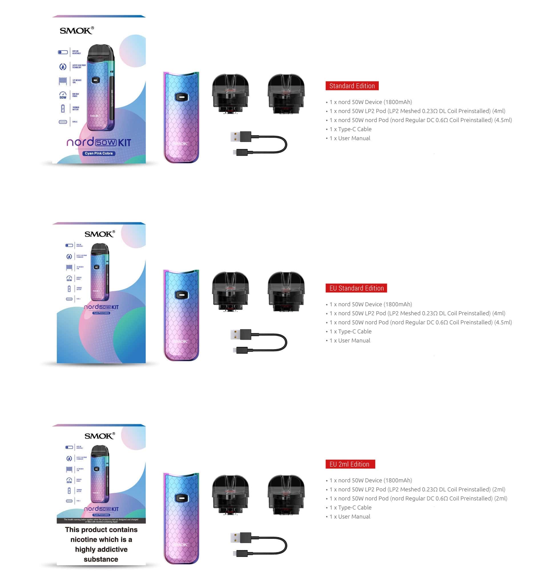 SMOK NORD 50W Pod Kit - Image 27