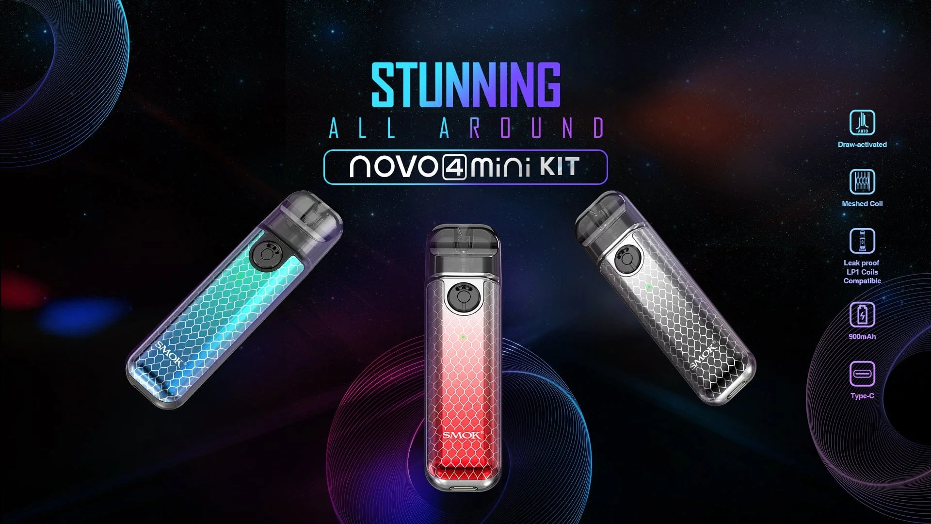 SMOK Novo 4 Mini 25W Pod System - Image 4