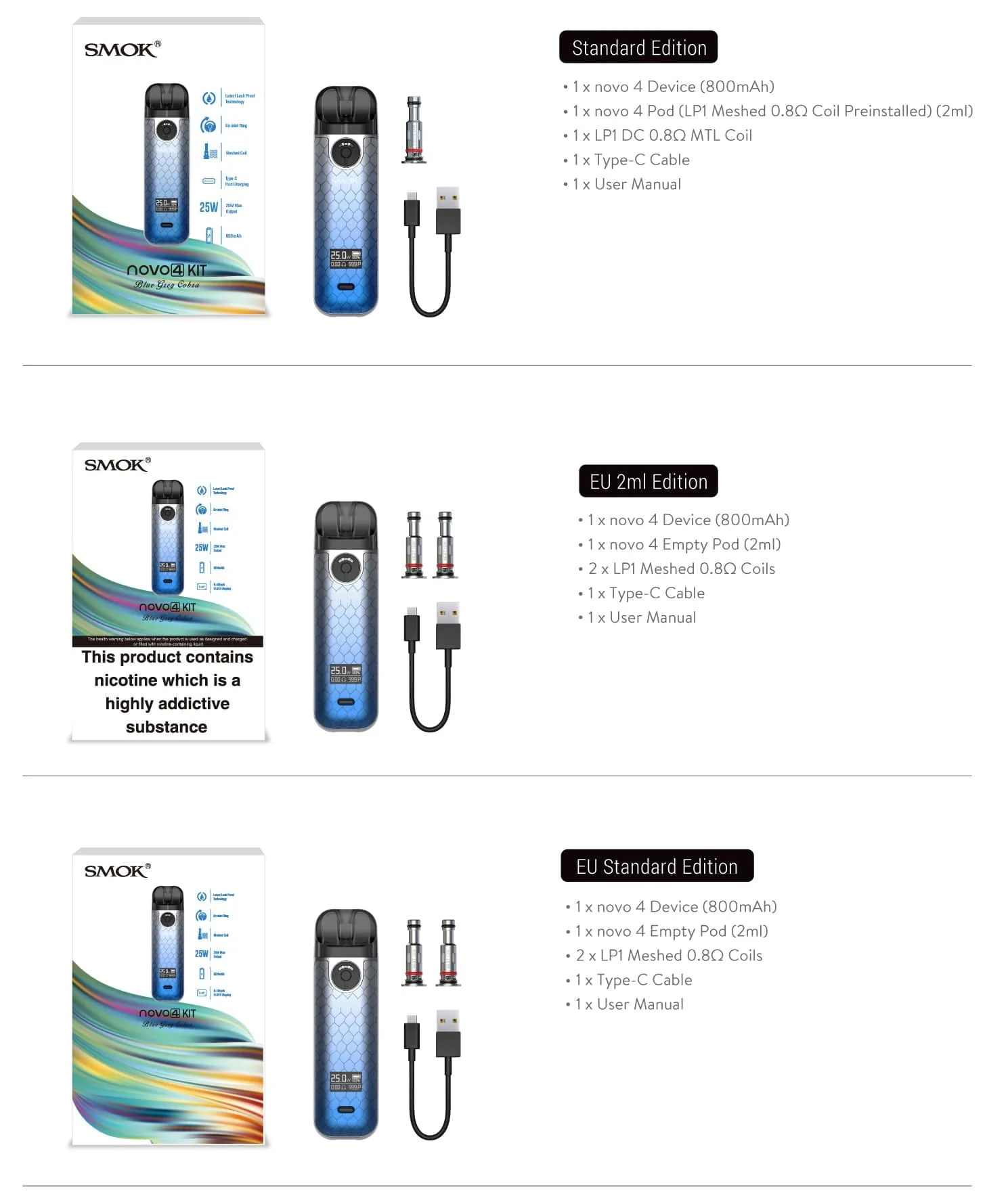 SMOK Novo 4 25W Pod Kit - Image 14