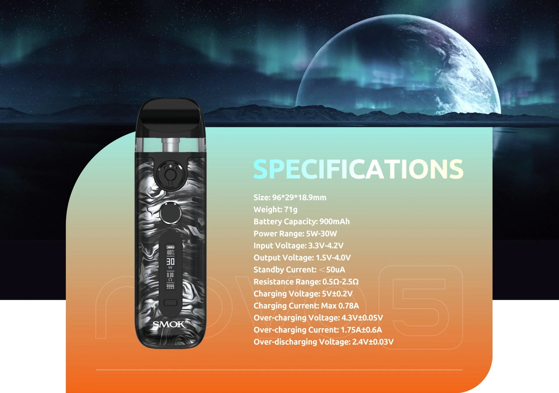 SMOK Novo 5 30W Pod System - Image 5