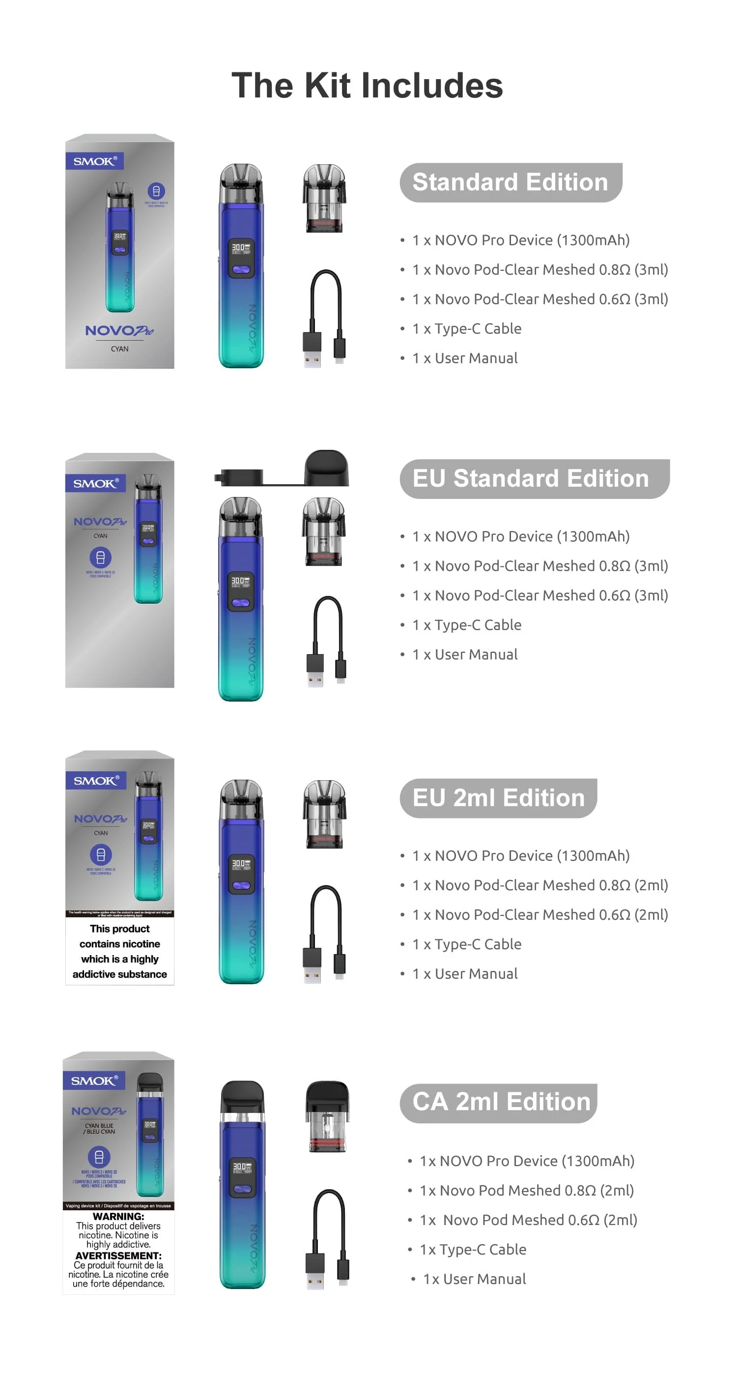 SMOK Novo Pro Pod 30W Pod System - Image 15