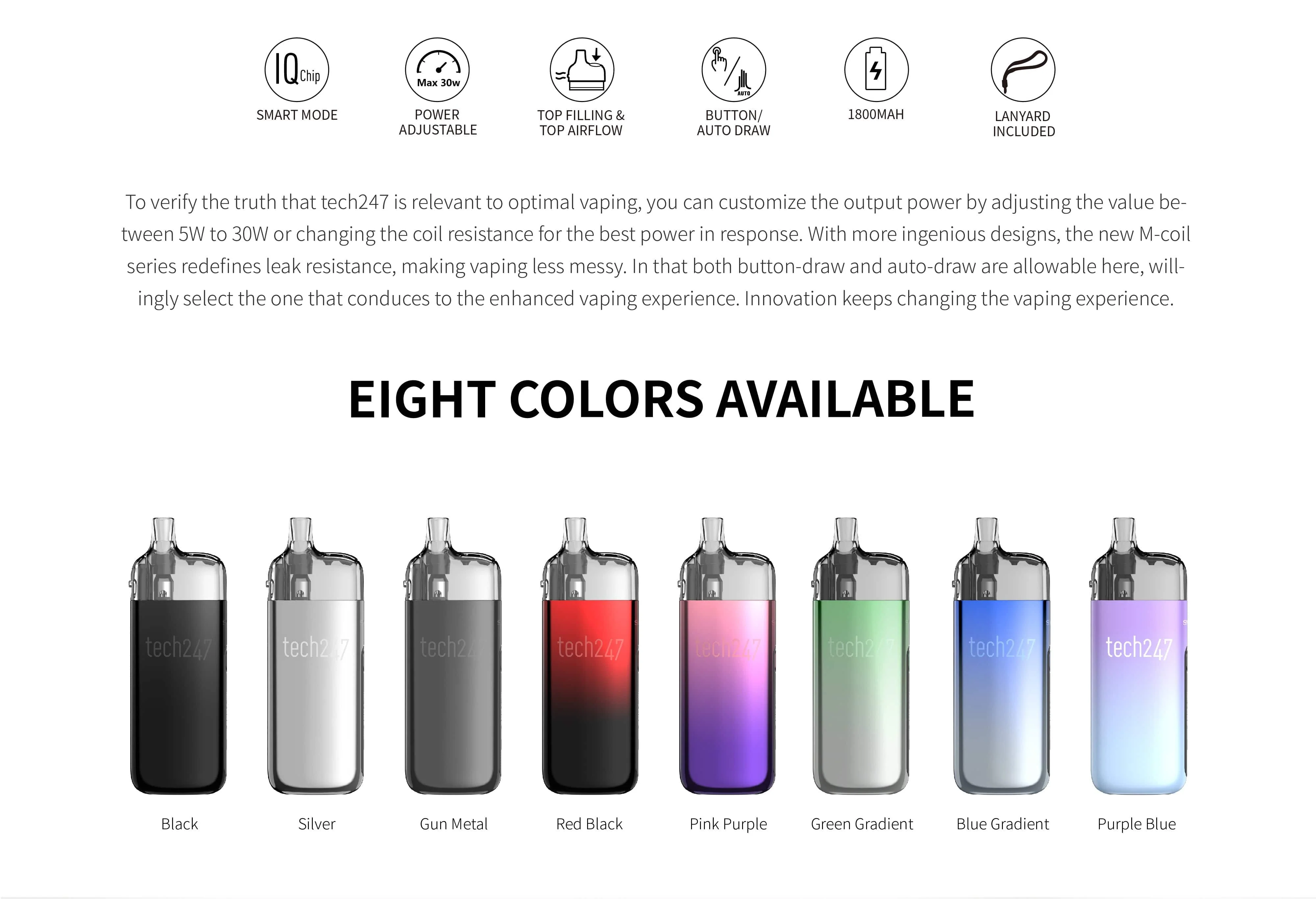 SMOK TECH247 30W Pod Kit - Image 12