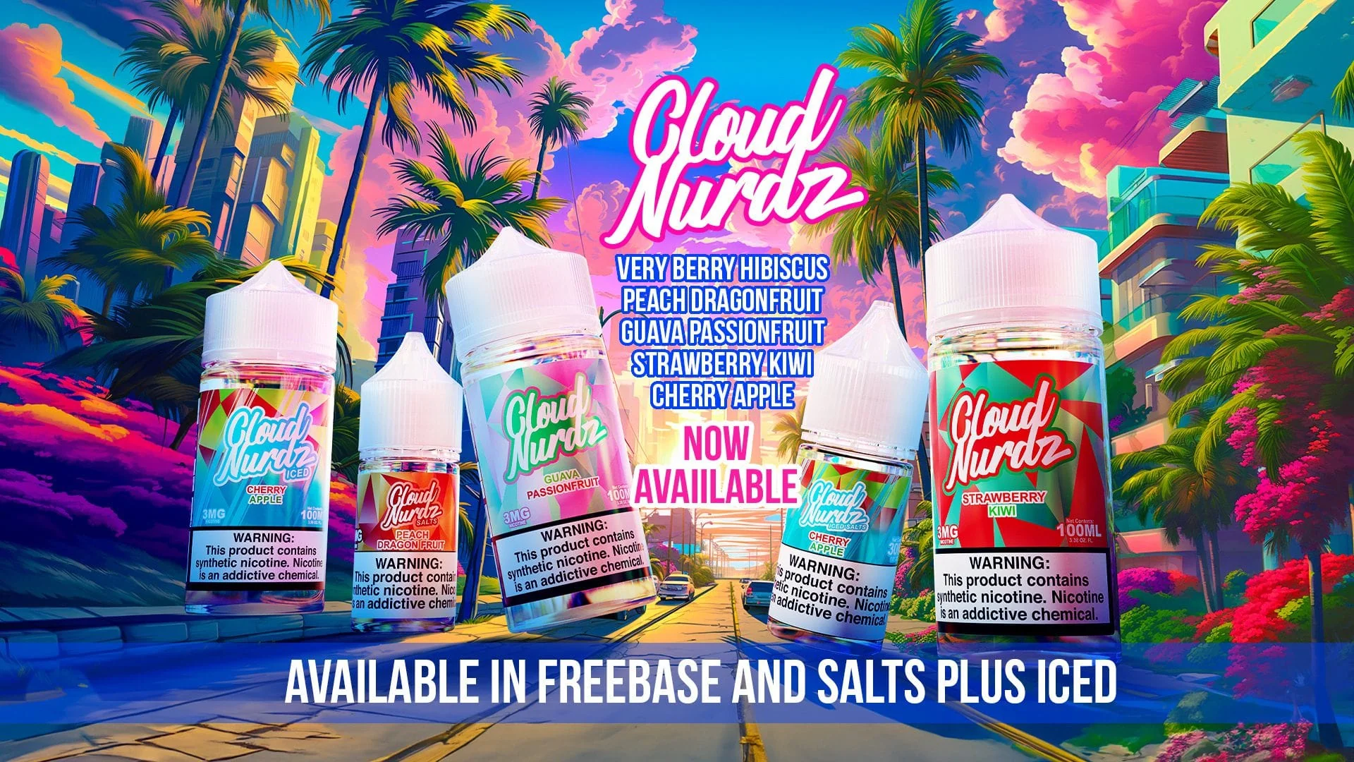 Strawberry Lemon - Cloud Nurdz - 100mL - Image 3