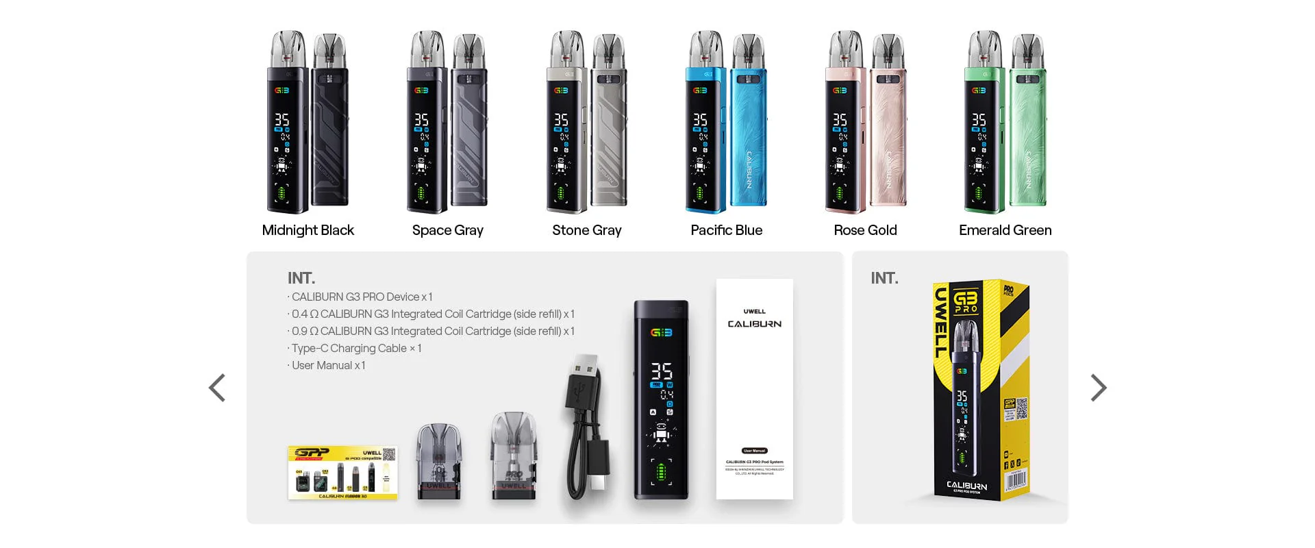 UWELL CALIBURN G3 Pro 35W Pod System - Image 28