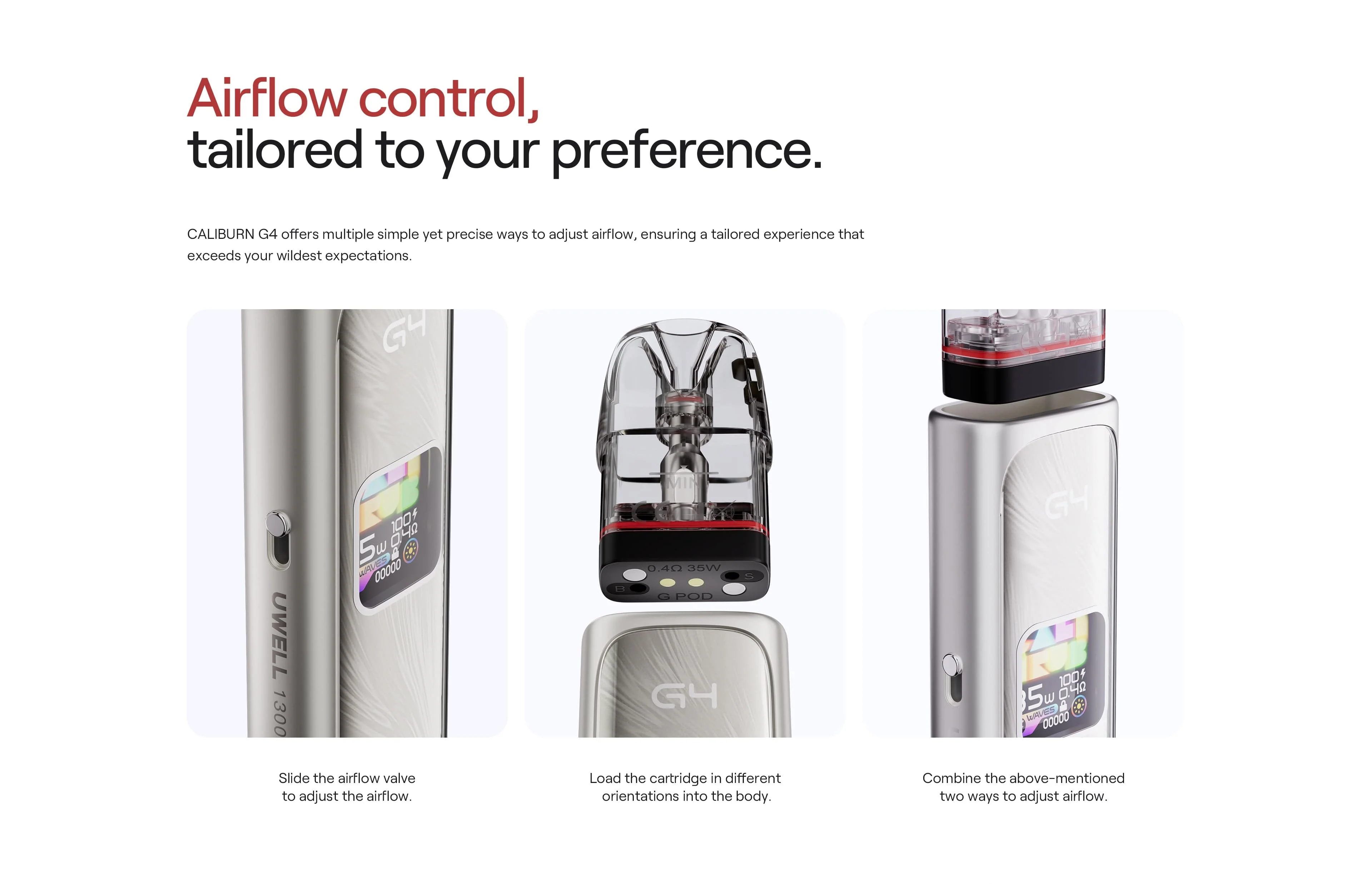 Uwell CALIBURN G4 35W Pod System - Image 15
