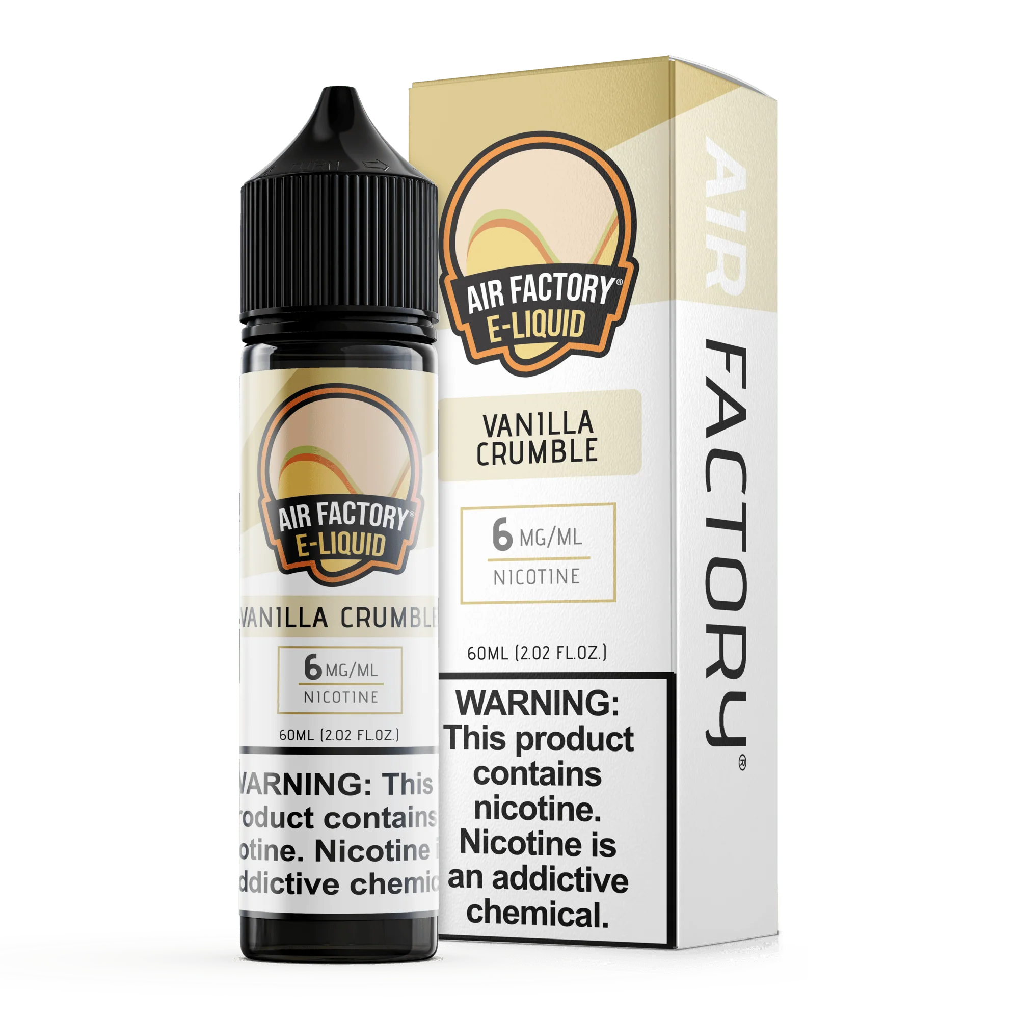 Vanilla Crumble/Kookie Krunch - Air Factory E-Liquids - 60mL - Image 5