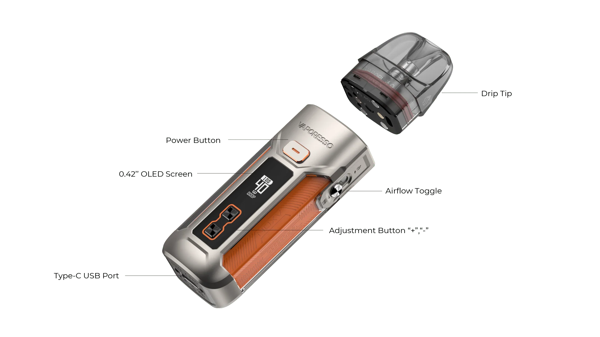 Vaporesso LUXE X Pro 40W Pod System - Image 7